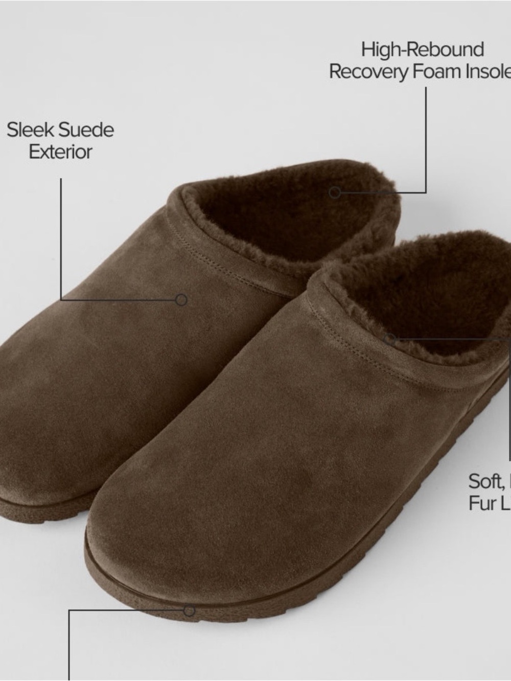 Alo Recovery Slipper, Espresso - Picture 3 of 10